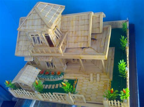 Anda bisa mendownload atau mencetak gambar atau foto gambar pagar rumah dari stik es krim di bawah ini menggunakan printer. Rumah Dari Stik Es Krim - Belajar Computer Dunia Maya