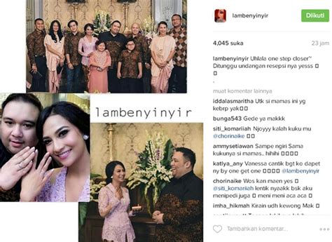 Cincin tunangan laki laki di tangan kanan atau kiri. Resmi Tunangan dengan Vanessa Angel, Tangan 'Lentik' Didi ...