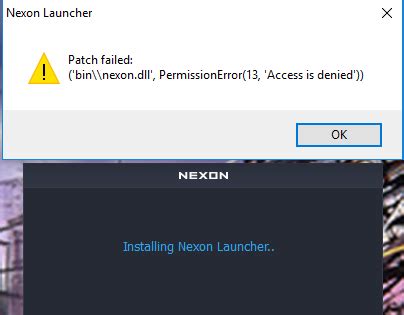 If nexon_launcher.exe is located in a subfolder of the user's profile folder, the security rating is 82% dangerous. Unable to download the Nexon Launcher - MapleStory