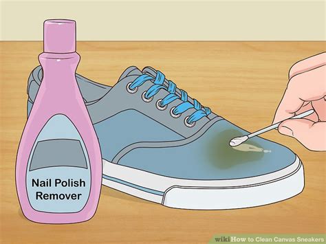 Gently rub the uppers of your sneakers in circular motions using the damp cloth without oversaturating the material. 3 Ways to Clean Canvas Sneakers - wikiHow