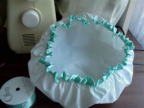 Fold the flat side of the cap piece twice and (finger) press. Homemade shower cap! My big hair clips won't fit in the ...