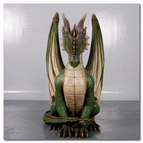 Dragon Sitting - Green | Natureworks