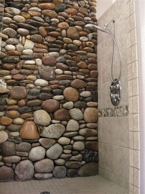 How to remove excess grout between the grooving of the river rock.i have laid some river rock matting, in my shower floor, i will show you how to finish the. rustic rock look (Not sure what it is but not caring for ...