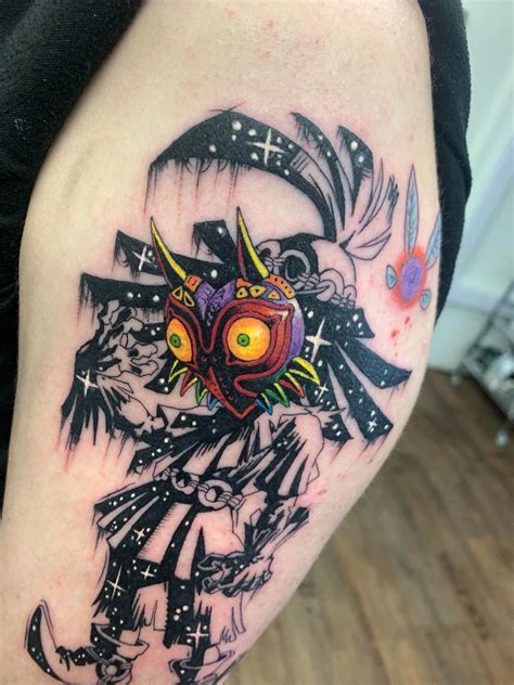 If you are a fan, skull will be ideal for a tattoo. MM Start of Skull Kid tattoo : zelda