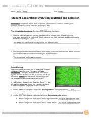 If you ally compulsion such a referred natural selection gizmo answer key book that will come up with the money for you worth, acquire the totally it is not regarding the costs. Student Exploration Evolution Natural And Artificial ...