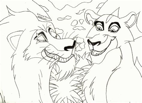 Lion wandering about his kingdom Lion King Zira Coloring Pages - Coloring Home