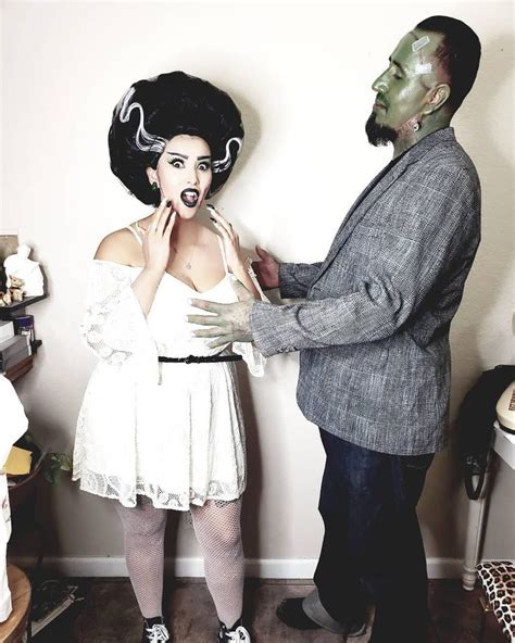 Diy bride of frankenstein costume. DIY Frankenstein Costume » Scary Images & Tutorial | Bride of frankenstein costume, Frankenstein ...