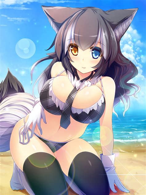 Here presented 55+ anime wolf drawing images for free to download, print or share. Gray wolf without its coat | Kemono Friends | Know Your Meme