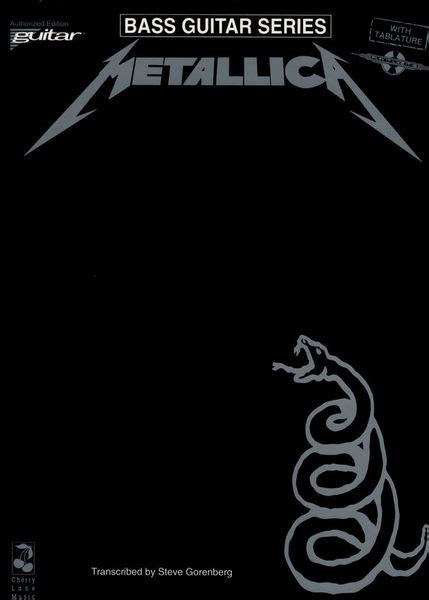 Released on august 12, 1991, by elektra records, it is commonly. Cherry Lane Music Company Metallica Black Album Bass ...