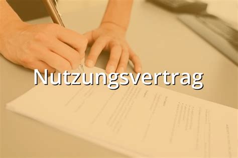 Nutzungsvertrag grundstück muster kostenlos : Nutzungsvertrag Muster - Musterix