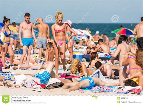 Tiff love videos & images. People Having Fun On Costinesti Beach Editorial ...