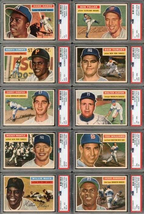 Check spelling or type a new query. 1956 Topps Baseball Complete Set (340) With Checklist Card