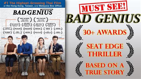 Lynn freely masterminds an exam cheating scheme while bank very loosely based on a true story: Bad Genius (2017) Movie Review by Popcorn Time ...