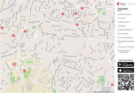Revamped public spaces are springing back to life, the culinary scene is exploding and a cultural renaissance is flourishing. Coyoacán Printable Tourist Map | Sygic Travel