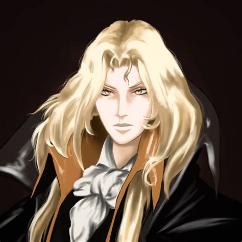 Dracula's curse as a supporting character. Made a fast painting of Alucard from Castlevania : AnimeSketch