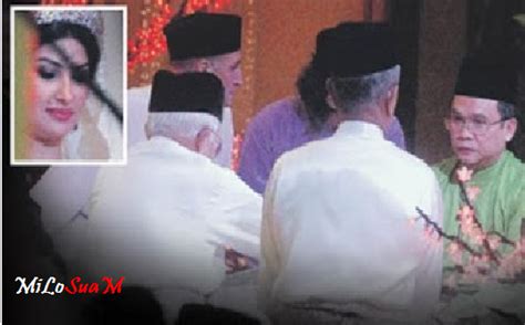 Bang aji bukan tok taib. Gambar pernikahan Taib Mahmud dan isteri Lubnannya | MiLo SuaM