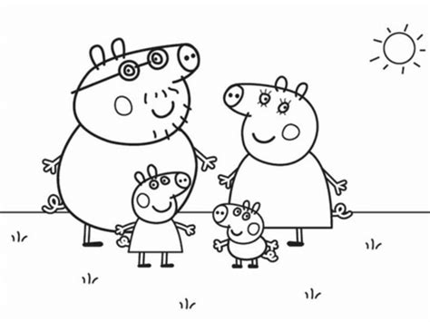 Disegni da colorare e stampare gratis per bambini. Peppa pig: 72 disegni da stampare e colorare - A Tutto Donna