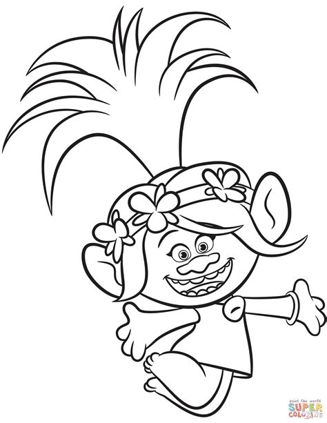 Top 10 circle coloring pages for preschoolers: 25+ Marvelous Image of Poppy Troll Coloring Page ...