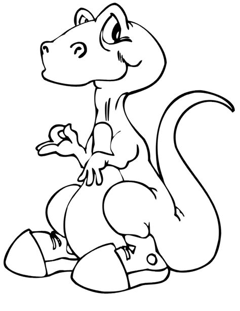 Here we have collection of dinosaurs coloring pages. Cartoon Dinosaur Coloring Pages - Coloring Home