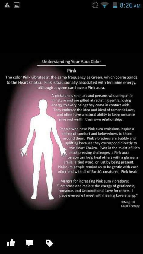Of a pale red colour: Pink Aura | Pink aura, Aura colors meaning