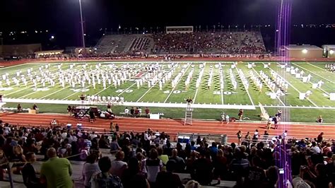 Battles of bands are sometimes held as part of a live music event; Lewisville High School Band August 30, 2013 - Lewisville ...