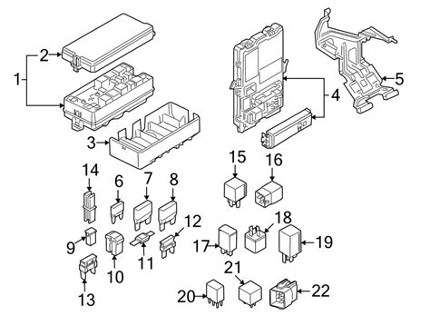 Ford fuse box diagram 97 ford mustang. OEM 2007 Ford Mustang Electrical Fuse & Relay Box, 4.6L V8 7R3Z14A068E
