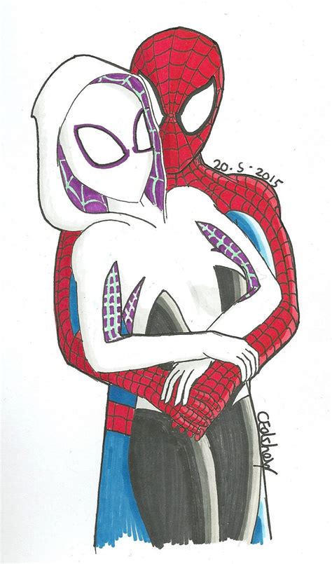 Spider-Man and Spider-Gwen | Spiderman and spider gwen, Spider art, Spider gwen
