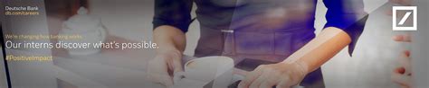 Undergraduate class of 2022 and 2023, as part of deutsche bank's engagement with jumpstart, we are hosting a zoom session to feature their 2021 summer internship program for undergraduate students prior to the application deadline. Deutsche Bank | Deutsche Bank Analyst Internship Programme ...