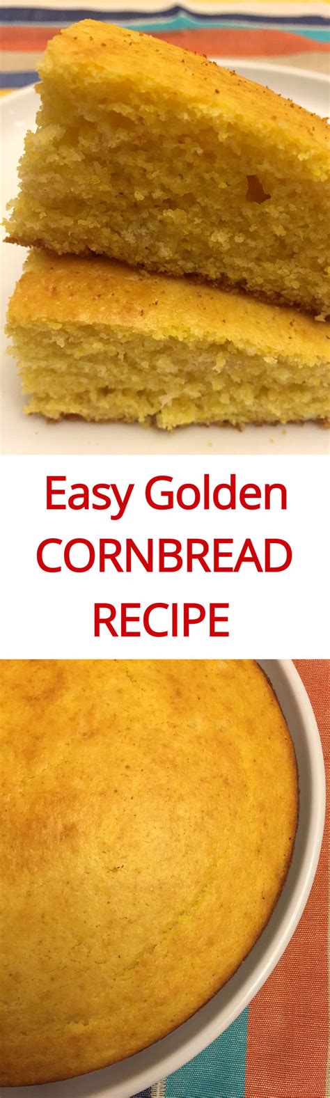 Soft and tender, almost like a cake, cornbread can be made sweet or savory 5 ways to serve homemade cornbread. Easy Golden Fluffy Cornbread | Recipe | Corn bread recipe, Fluffy cornbread, Recipes