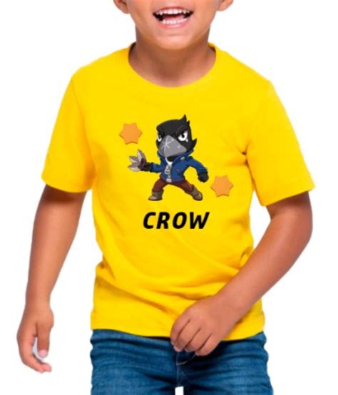 * *irregularities under the arms and sleeves may be visible when ordering the standard option. Brawl Stars Crow T-SHIRT koszulka dziecięca TOP-STYL.pl