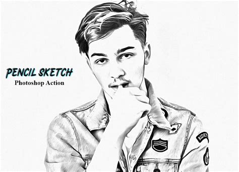 Nanda's real pencil brushes for photoshop. Pencil Sketch Photoshop Action - FilterGrade
