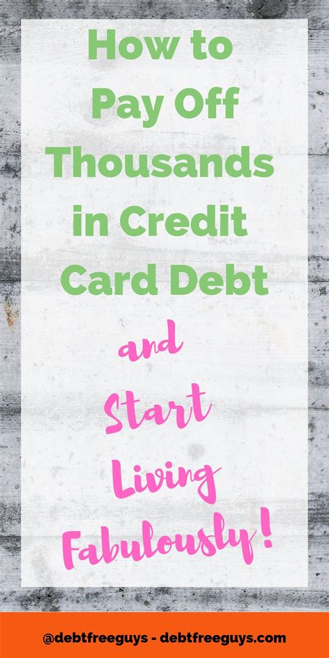 Maybe you would like to learn more about one of these? Here's How to Pay Off Credit Card Debt Fast | Debt Free ...