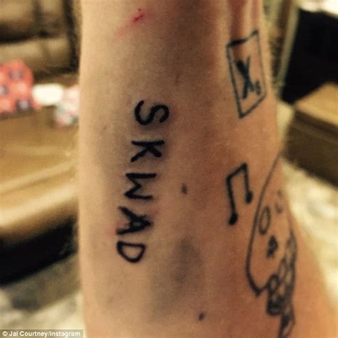 Responding to a fan's question about the tattoo's removal on instagram , gunn said, margot didn't like it and found out i also didn't like it, so we decided just to remove it. Margot Robbie, Will Smith and Jai Courtney give Suicide ...