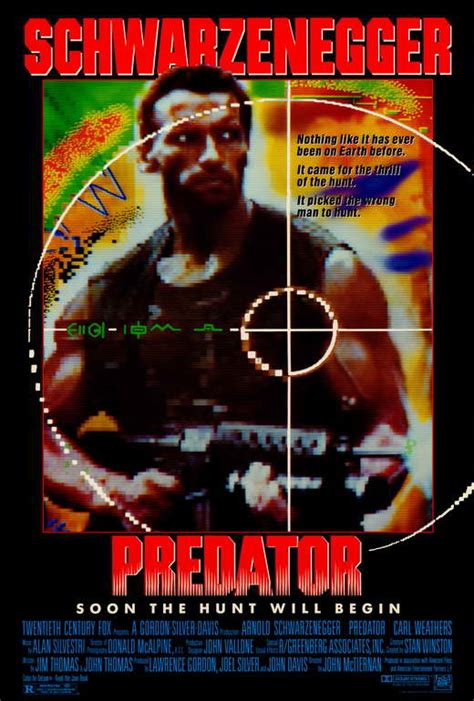 Predator reactive vintage movie poster ready to frame. Predator Movie Posters From Movie Poster Shop
