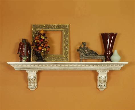 A corbel (crv5194) is given added depth and a decorative bottom edge with a plinth block (crv5149, crown — cm8820). Athenia Mantel Shelf with Corbels - Custom Sizes | Corbel ...