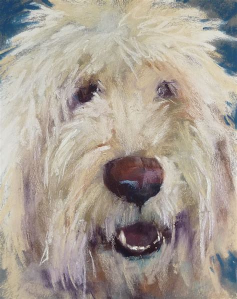 Low cost or do it yourself pet portraits and dog paintings posted by: Painting My World: Painting a Pet Portrait in Pastel