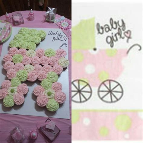 Maybe you would like to learn more about one of these? Baby carriage pull apart cupcakes for baby shower | Baby ...