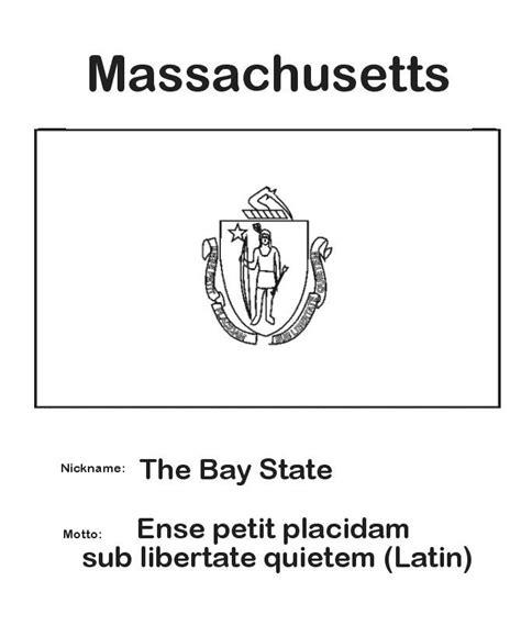 Maybe you would like to learn more about one of these? Massachusetts Flag Coloring Page - Coloring Home