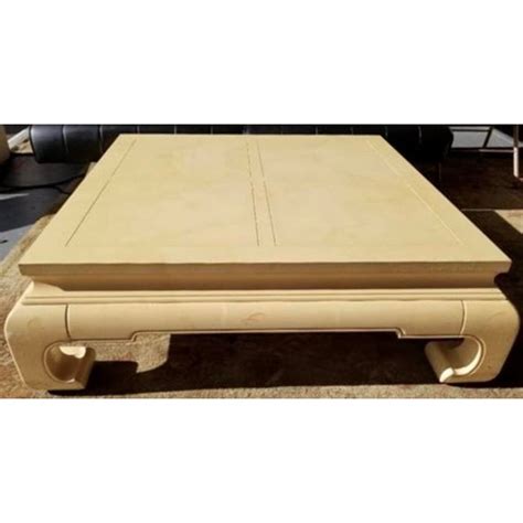 Add versatility to your indoor decor with coffee tables by lily's living. 1970's Ming Henredon Goatskin Finish Coffee Table | Chairish