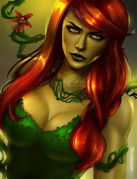 Brushing against a poison ivy plant can cause a red, itchy rash. Arkenstellar - DC Comics Poison Ivy | Poison ivy dc comics ...