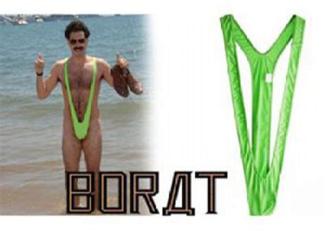 Das wohl bekannteste, markanteste und irgendwie auch erotischste kleidungsstück, dass je für den mann erfunden wurde? Borat Mankini Badeanzug - originale Badehose aus dem Borat ...