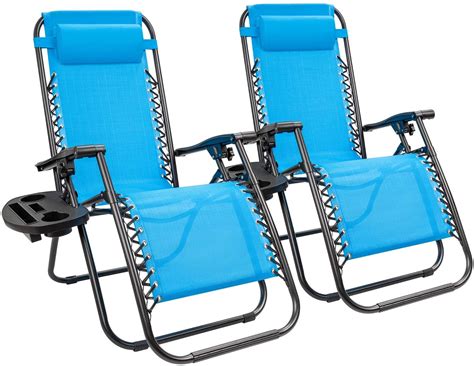 Ratings, based on 2 reviews. Walnew Zero Gravity Chair Camp Reclining Lounge Chairs Outdoor Lounge Patio Chair with ...