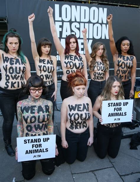 We did not find results for: Topless Peta campaigners target London Fashion Week ...