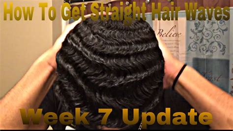 To get this look, it's best to work with slightly damp hair. How To Get Straight Hair Waves: Week 7 Update - YouTube