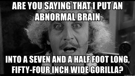 All your memes, gifs & funny pics in one place. Are you saying that I put an abnormal brain into a seven ...
