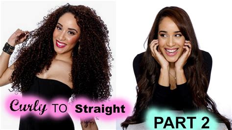 However, hair straightening creams can give. How to Straighten Curly Hair| Part2 - YouTube