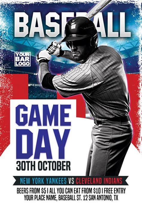 They're either frat houses filled with people who wish they were but after a day watching sports at the grayson, you'll understand where they're coming from. Baseball Game Day Vol 3 Flyer Template | Sports graphic ...