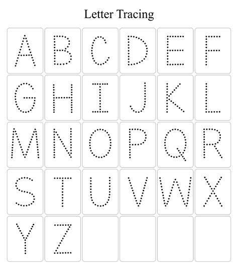 Need free printable tracing letters worksheets for your preschooler/kindergarten child? 7 Best Images of Free Printable Tracing Letters - Preschool Worksheets ...