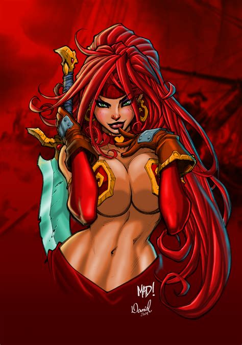 6 0 55 (1 today) by ruthlimaart | watch. Red Monika Battle Chasers by sephiroth0007 on DeviantArt