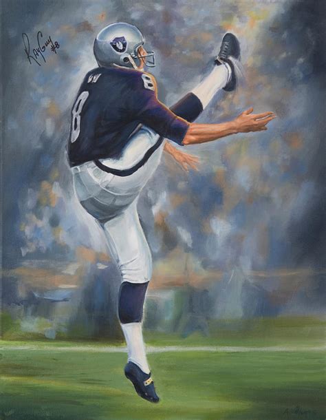 Makeup artist (1 episode, 2014). Oakland Raiders Ray Guy Painting by Angie Villegas